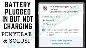 Battery Plugged In but Not Charging : Penyebab dan Solusi
